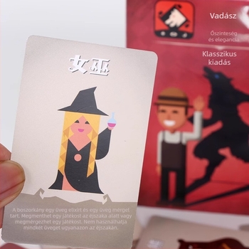 Werewolf kártyajáték – Családi és Parti kiadás, Kirakós és agytréning kártyák, Papíralapú társasjáték, 2025 teljes készlet