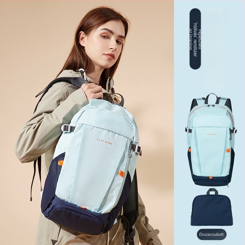 Sport hátizsák, vízálló, poliészter, hajlított vállpánt, uniszex, kültéri sportokra