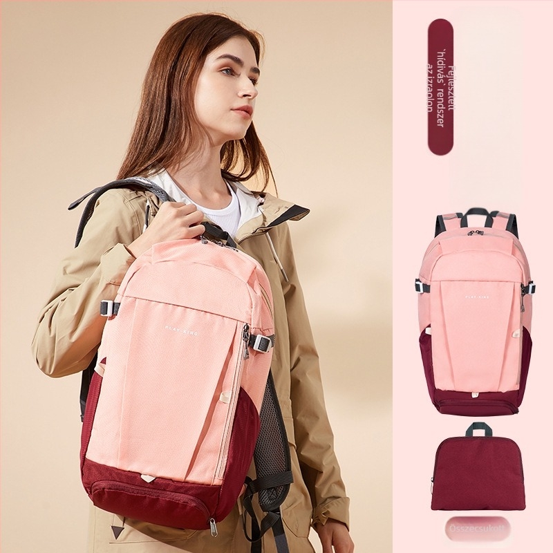 Sport hátizsák, vízálló, poliészter, hajlított vállpánt, uniszex, kültéri sportokra