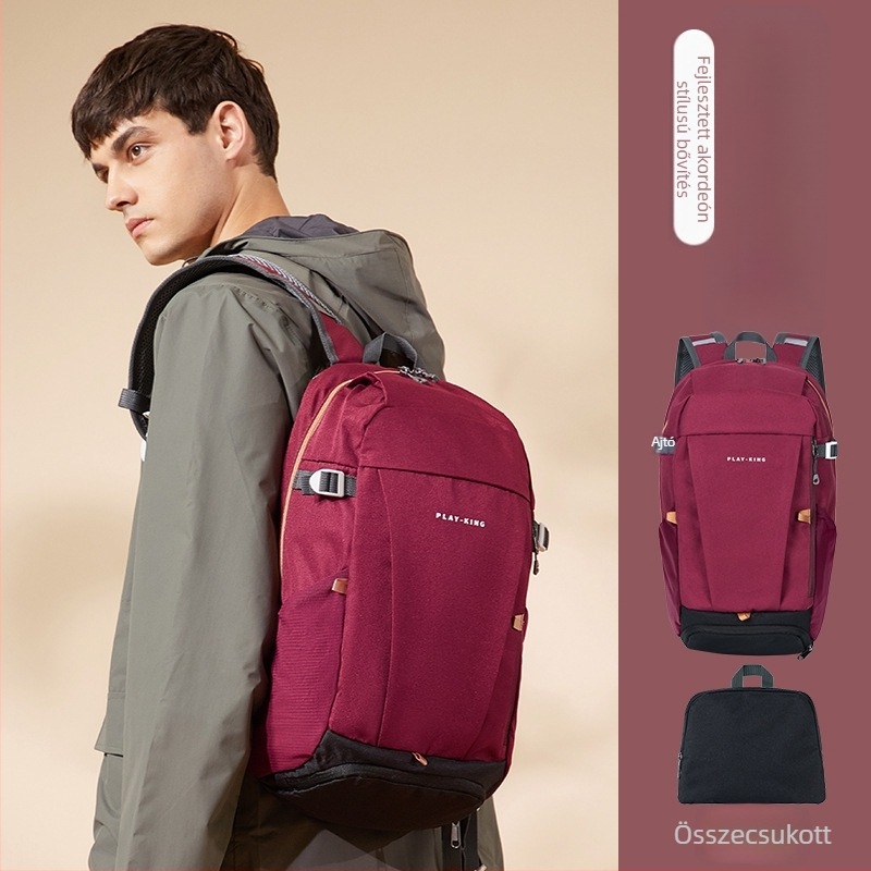 Sport hátizsák, vízálló, poliészter, hajlított vállpánt, uniszex, kültéri sportokra