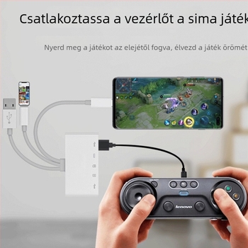 Három az egyben USB 2.0 kártyaolvasó dokkoló Apple készülékekhez