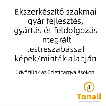 Tonall gyöngyös virág formájú fülbevalók, elektroplakálás, márka Tonall, 2025 tavaszi megjelenés