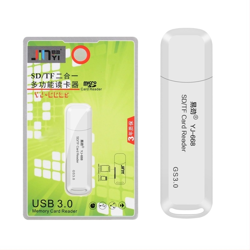USB 3.0 Kártyaolvasó TF/SDXC – 2 az 1-ben DSLR-hez és digitális fényképezőgéphez