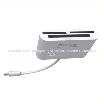 FD-W08 USB 2.0 Többfunkciós kameraadapter SD/CF/TF kártyaolvasóval, ABS