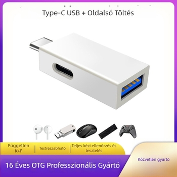 OTG USB 3.0 Type-C adapter USB flash meghajtóval és kártyaolvasóval – Modell YK16-08 Androidhoz
