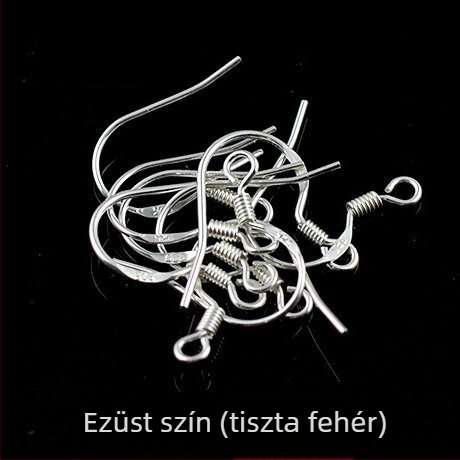 Yong Meng ezüst fülhurok 925-ös ezüstből, természetes stílus, kód 020