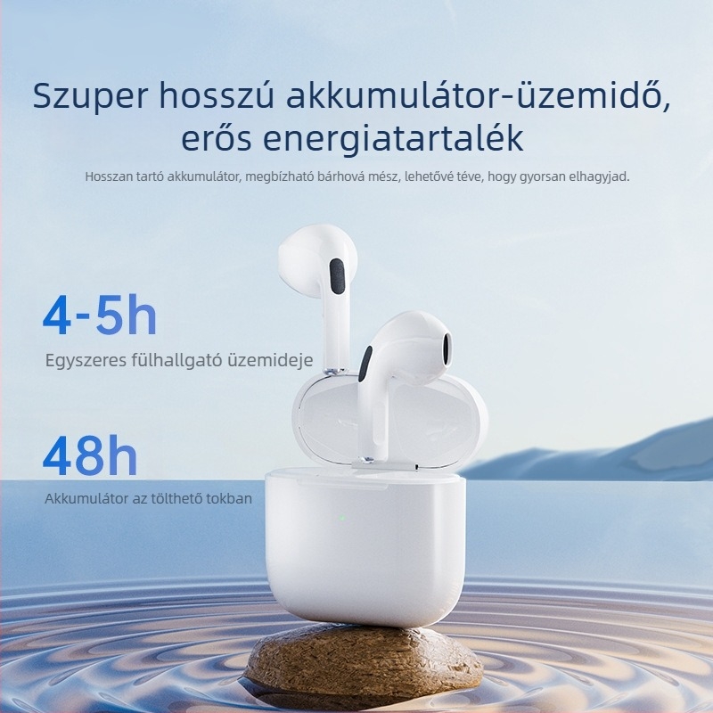 TWS valódi vezeték nélküli fülhallgatók Jerry chippel, Bluetooth 5.0, IPX4 vízálló, 4–8 órás üzemidő, 15 m hatótávolság