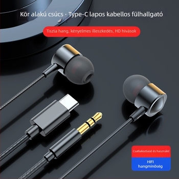 Fülhallgató – vezetékes, in-ear, 3,5 mm csatlakozó, 3 m hosszú kábel, 20–20000 Hz frekvencia-tartomány, 32 Ω impedancia, 10 mm meghajtó
