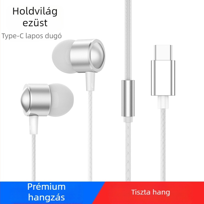 Fülhallgató – vezetékes, in-ear, 3,5 mm csatlakozó, 3 m hosszú kábel, 20–20000 Hz frekvencia-tartomány, 32 Ω impedancia, 10 mm meghajtó