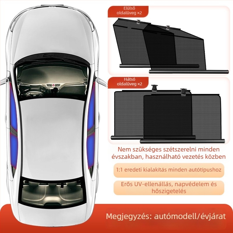 Hátsó teleszkópos állítható oldalsó ablakárnyékoló Grand Koleos Xingyue L-hez