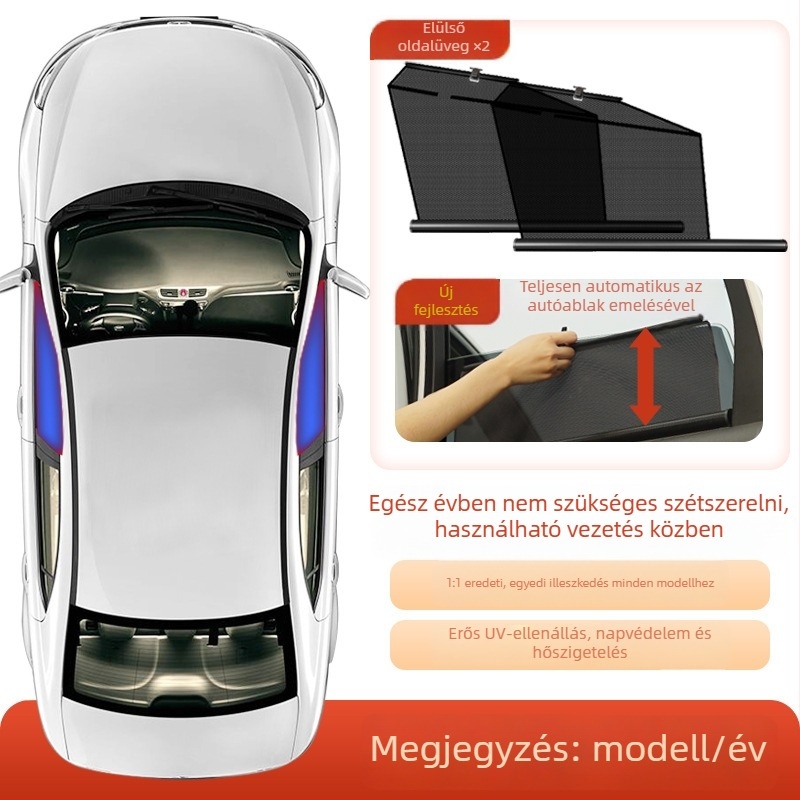 Hátsó teleszkópos állítható oldalsó ablakárnyékoló Grand Koleos Xingyue L-hez