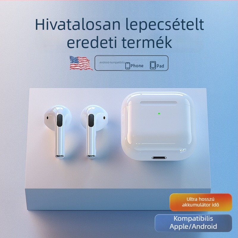 Vezeték nélküli Bluetooth fülhallgató - Bluetooth 5.0, In-ear, IPX5 vízálló, 4-8 órás akkumulátor-üzemidő, digitális kijelző