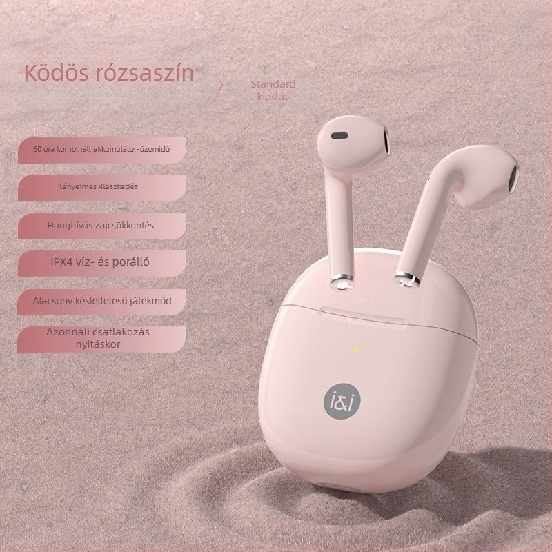 SR10 True Wireless Bluetooth fülhallgatók rendkívül hosszú üzemidővel, Bluetooth 5.3, IPX4, sztereó hang futáshoz, zenéhez és játékokhoz