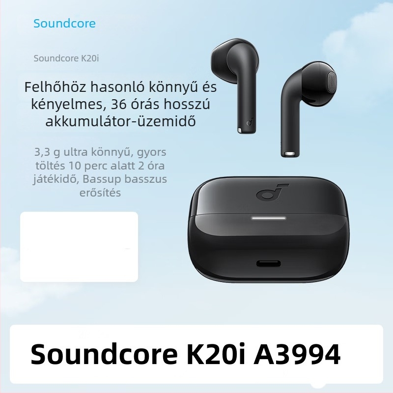Vezeték nélküli Bluetooth fülhorgos fejhallgató, fülre helyezve, egyszerű stílus