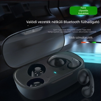 Fül-clipes sportfülhallgató, zajcsökkentés, Bluetooth 5.3, 4–8 órás üzemidő, 10–15 m hatótáv
