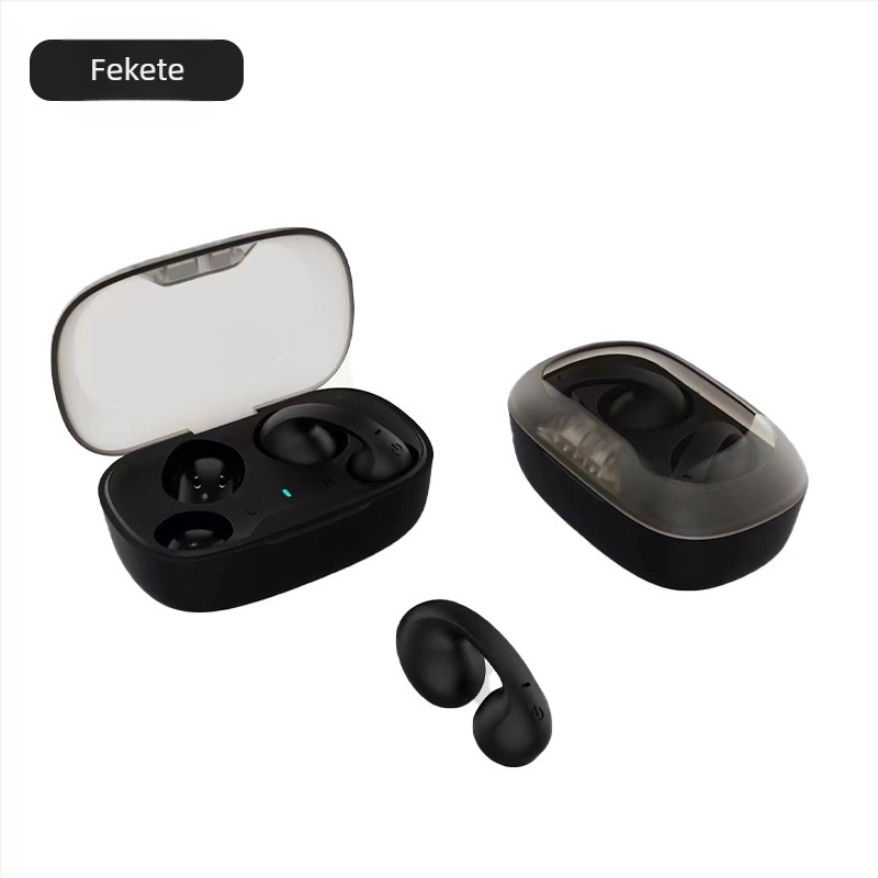 Fül-clipes sportfülhallgató, zajcsökkentés, Bluetooth 5.3, 4–8 órás üzemidő, 10–15 m hatótáv
