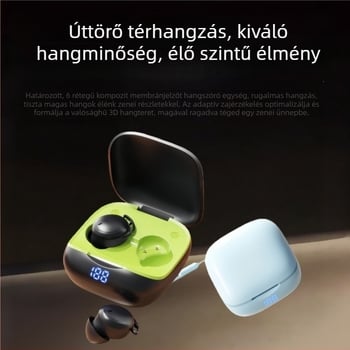 Alvóhallgató: oldal alvás közben fájdalommentes, In-Ear, zajcsökkentés, Bluetooth 5.4, 4–8 órás akkumulátor-élettartam