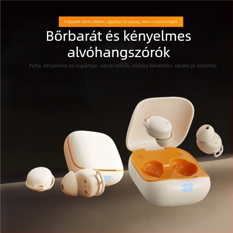 Alvóhallgató: oldal alvás közben fájdalommentes, In-Ear, zajcsökkentés, Bluetooth 5.4, 4–8 órás akkumulátor-élettartam
