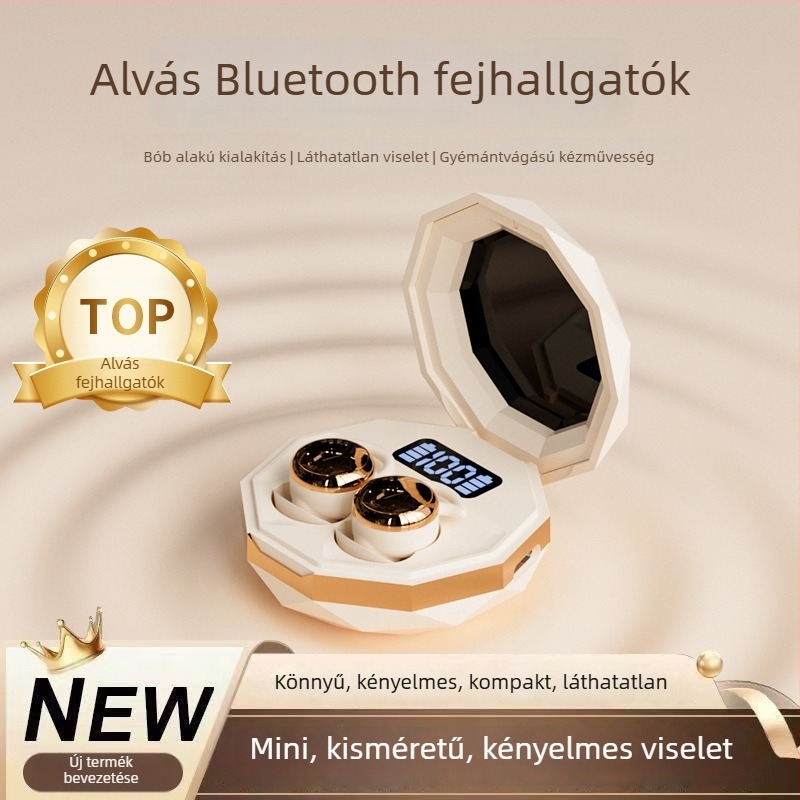 Alvó Bluetooth fülhallgatók, in-ear kivitel, zajcsökkentés, 4–8 órás akkumulátor, 15 m hatótáv, Bluetooth 5.3+EDR, sztereó hang