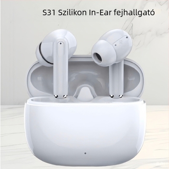 Valódi vezeték nélküli sztereó fülhallgatók zajcsökkentéssel, hosszú akkumulátoros üzemidő, Bluetooth 5.3, in-ear dizájn, kétoldali hangzás