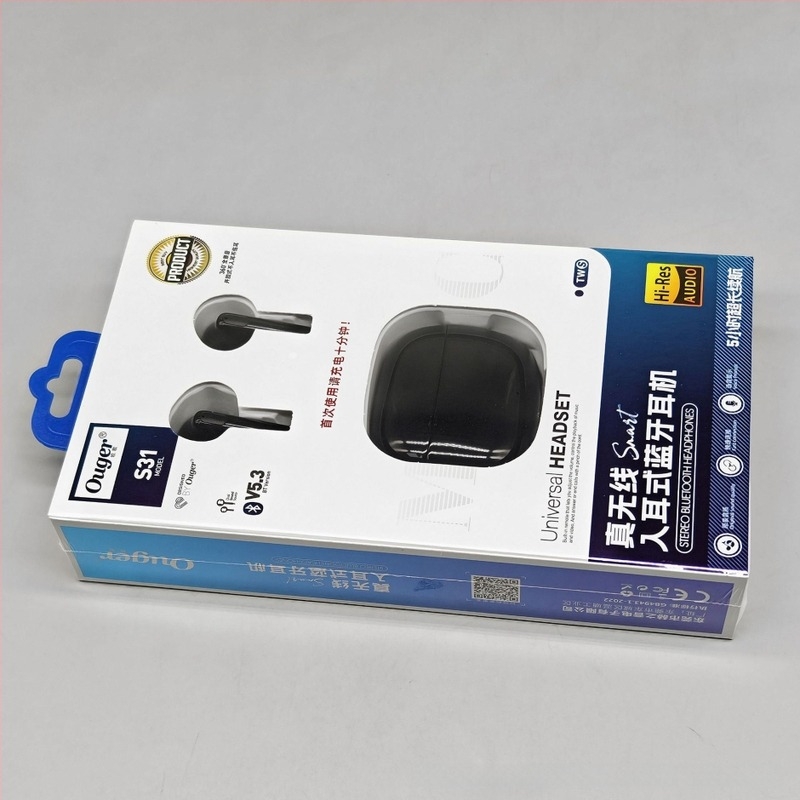 Valódi vezeték nélküli sztereó fülhallgatók zajcsökkentéssel, hosszú akkumulátoros üzemidő, Bluetooth 5.3, in-ear dizájn, kétoldali hangzás