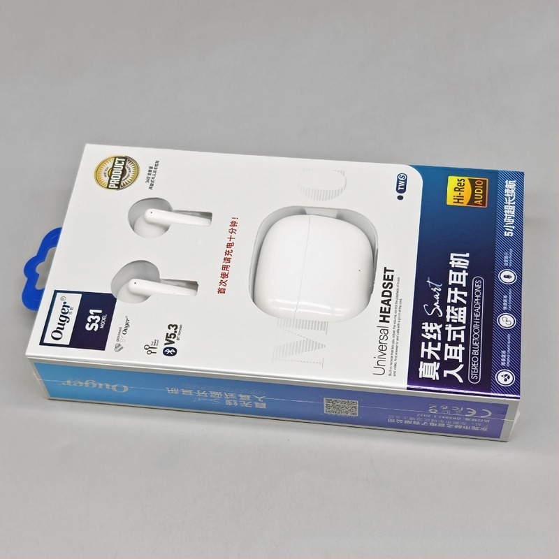 Valódi vezeték nélküli sztereó fülhallgatók zajcsökkentéssel, hosszú akkumulátoros üzemidő, Bluetooth 5.3, in-ear dizájn, kétoldali hangzás