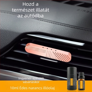Autó aromaterápiás klip - ötvözet, növény motívum, a légkivezető nyílásba, dekoráció, szúnyogriasztó, felfrissítés, sterilizálás, Zhenping Jewelry