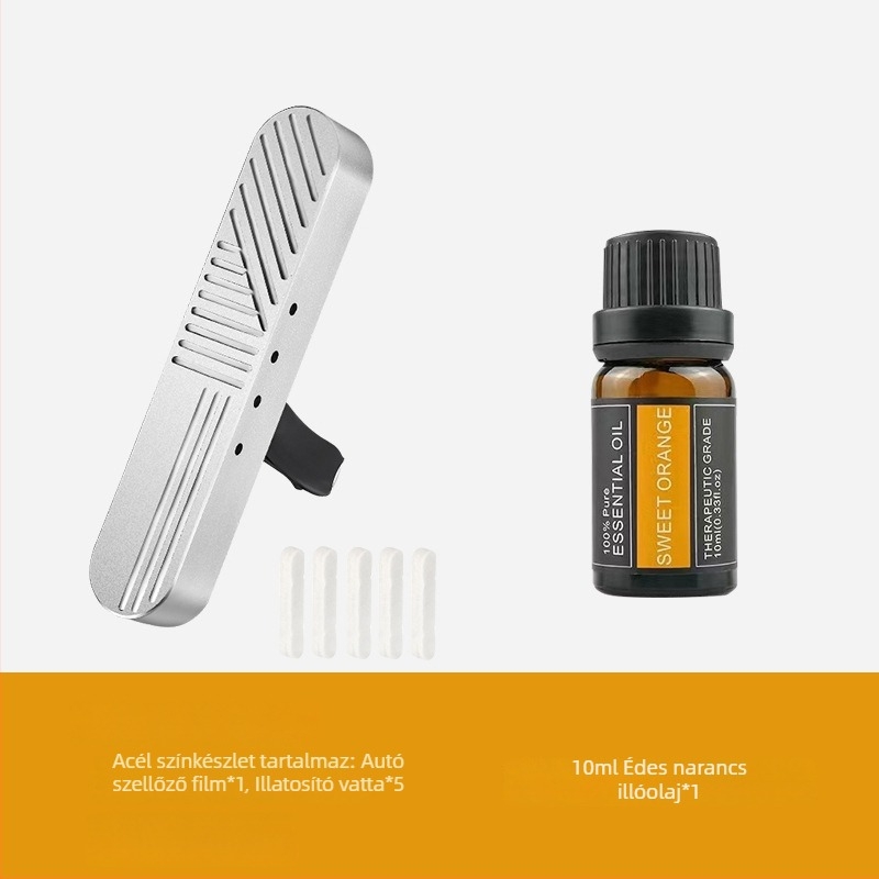 Autó aromaterápiás klip - ötvözet, növény motívum, a légkivezető nyílásba, dekoráció, szúnyogriasztó, felfrissítés, sterilizálás, Zhenping Jewelry