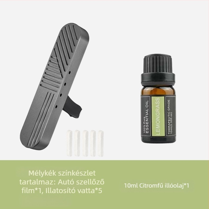 Autó aromaterápiás klip - ötvözet, növény motívum, a légkivezető nyílásba, dekoráció, szúnyogriasztó, felfrissítés, sterilizálás, Zhenping Jewelry