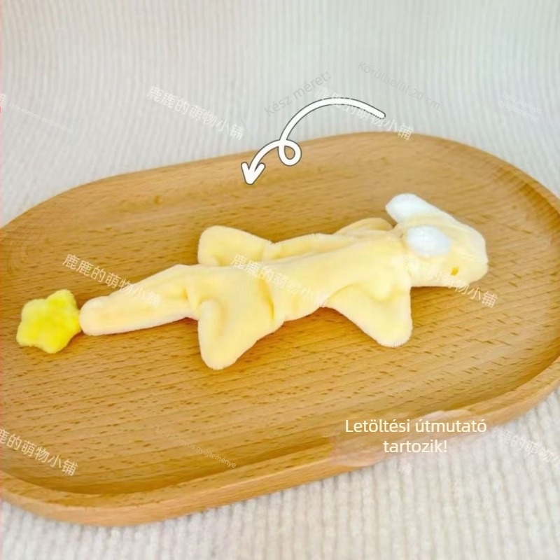 DIY plüss baba készlet – kézi varrás, plüss anyag, minták: kis medve, disznó és más kisállatok