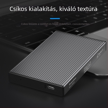 2,5 hüvelykes USB-C 3.1 külső ház | Alumínium + ABS | 4TB támogatás | 6 Gbps átviteli sebesség | Modell MR23GC