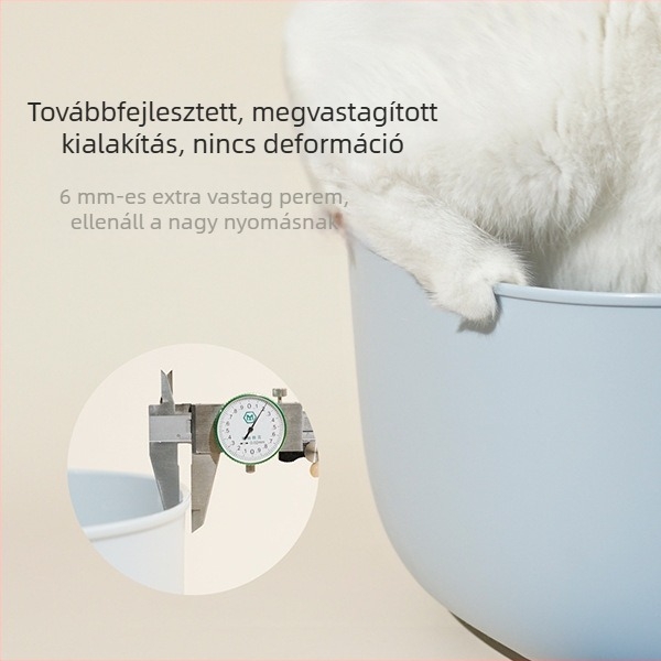 Mochi macskaalom-tál – Extra nagy, nyitott típus, csöpögés elleni védelemmel