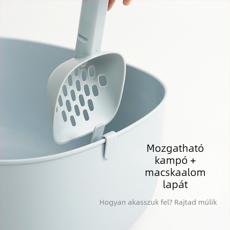 Mochi macskaalom-tál – Extra nagy, nyitott típus, csöpögés elleni védelemmel