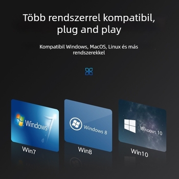 USB 2.0 hub, 4-port, bus-powered USB bővítő dokk, modell US018, átviteli sebesség 300 MB/s