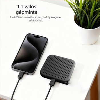 Szilikon tok Sandisk Ele mobil SSD Elements SE számára – modell 130a, 116 szilikon lanyarddal; csomag tartalma: védőtok és lanyard; márka Xqctek