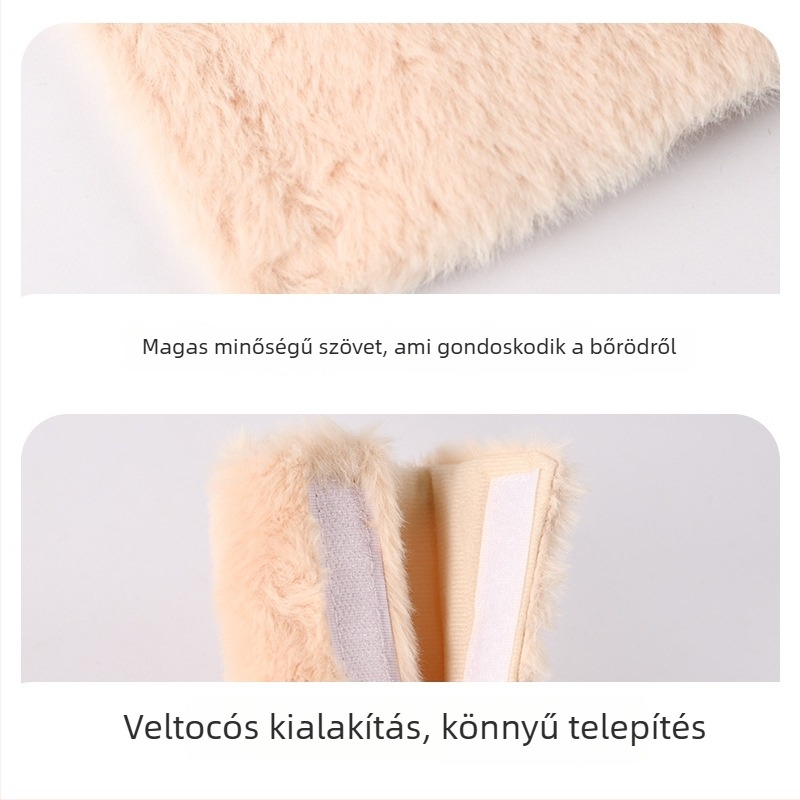 Autóöv párna – plüss, testreszabható (Anyag: plüss; Tömeg: 80 g; Márka: Beautiful night thoughts)