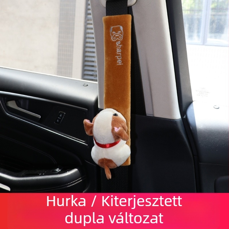 Autó biztonsági öv vállpárna – karikatúra dizájn, 100% pamut, Emperor Shangbao márka, Guangdong eredet