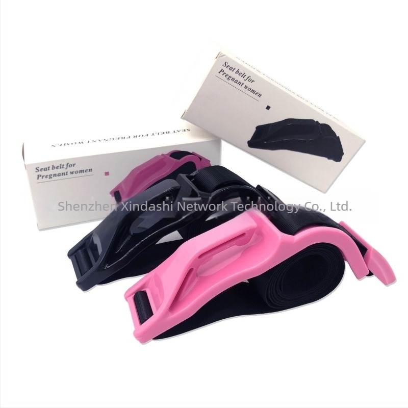 Terhes nők autóöv-szabályzó, ABS anyag, 285 g, Praktikus kiegészítő, vállvédő és hasi öv, nyomtatott logó OK