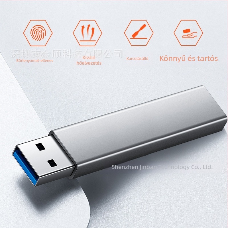 USB 3.0 alumínium ötvözetű 1–3 portos hub/docking állomás