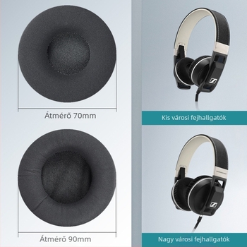Magic law nubuk bőr tok Urbanite modellhez, kompatibil Sennheiser Urbanite L és XL