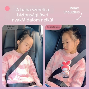 Coolomi gyermekek autóüléséhez készült biztonsági öv stopper, hosszabbító és rugalmas állítás