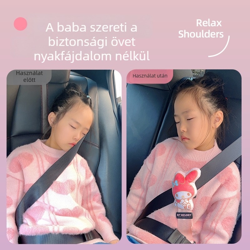 Coolomi gyermekek autóüléséhez készült biztonsági öv stopper, hosszabbító és rugalmas állítás