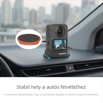 Sunnylife Osmo 360 szilikon alap autós panoráma kamera – asztali tartó, vertikális alap, kiegészítő