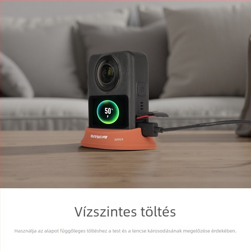 Sunnylife Osmo 360 szilikon alap autós panoráma kamera – asztali tartó, vertikális alap, kiegészítő