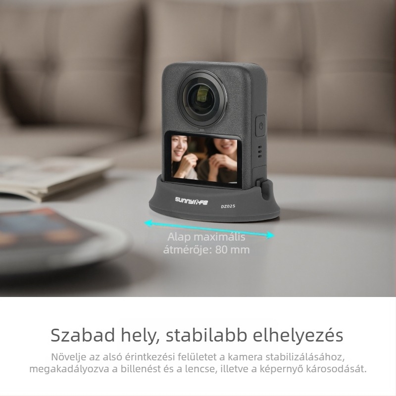 Sunnylife Osmo 360 szilikon alap autós panoráma kamera – asztali tartó, vertikális alap, kiegészítő