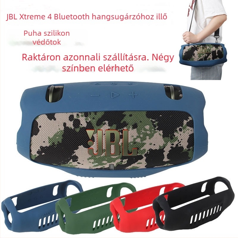X04 szilikon tok JBL Xtreme4-hez – kültéri hordozható, OEM gyártás