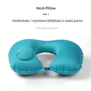 U-alakú utazó nyakpárna memóriahabos töltettel; súly 0,5–1,0 kg; autóban és repülőn használható; modern minimalista stílus