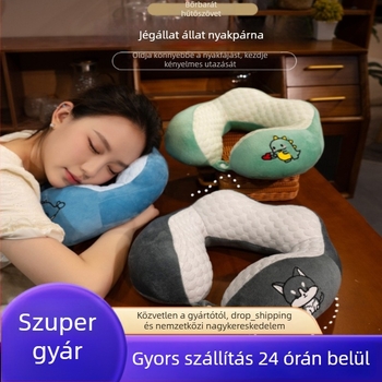 O'len U-alakú utazási párna kristály bársony anyagból, töltet: más anyag, stílus: modern minimalizmus, márka: O'len