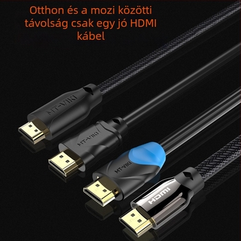 Maxto-dimensional moment HDMI A típusú kábel set-top boxhoz, oxigénmentes réz vezető, aranyozott érintkezők