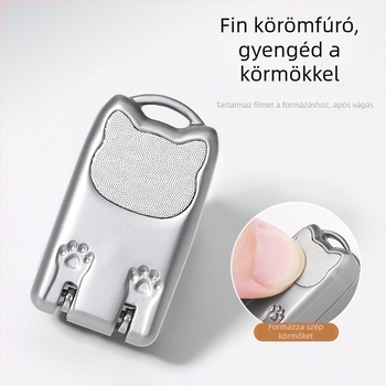 Mini összecsukható rozsdamentes acél körömvágó